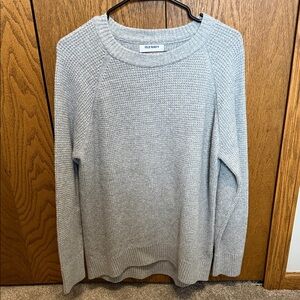 Old Navy Women's So Soft Sweater - Grey - Size L
